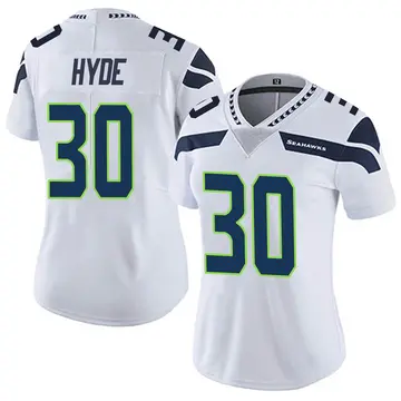 Nike 49ers 28 Carlos Hyde Black Vapor Untouchable Limited Jersey