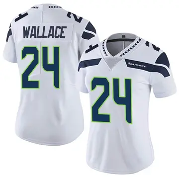 Women's Seattle Seahawks K'Von Wallace White Limited Vapor Untouchable Jersey By Nike