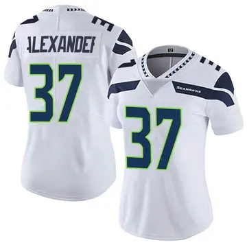 Limited Women's Shaun Alexander Grey Alternate Jersey - #37 Football  Seattle Seahawks 100th Season Vapor Untouchable Size S