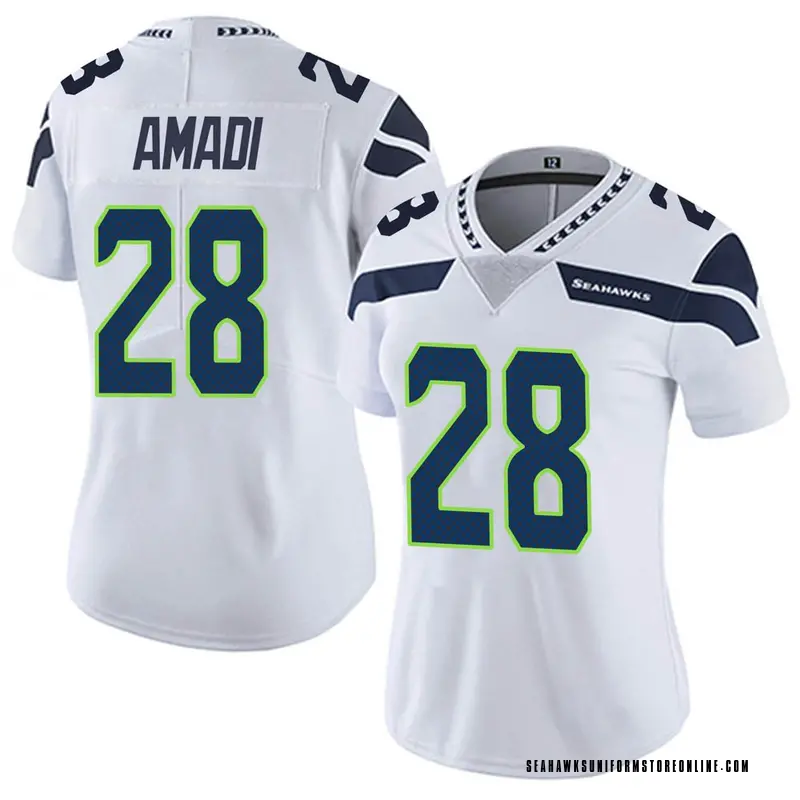 Women's Seattle Seahawks Ugo Amadi Nike College Navy Game Jersey