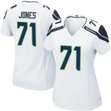 NFL Seattle Seahawks Walter Jones Replica TeamClor Jersey 