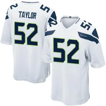 Limited Youth Jamar Taylor White Road Jersey - #8 Football Seattle Seahawks  100th Season Vapor Untouchable Size S(10-12)