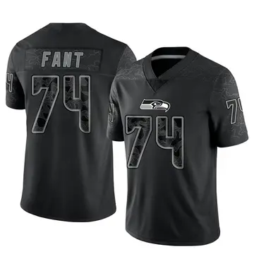 Youth Seattle Seahawks George Fant Black Limited Reflective Jersey By Nike