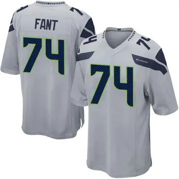 Youth Seattle Seahawks George Fant Gray Game Alternate Jersey By Nike