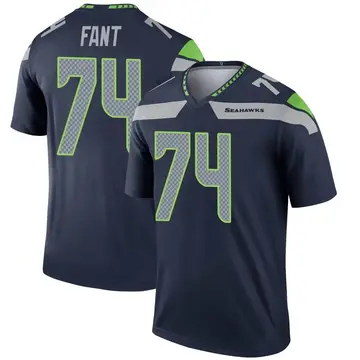 Youth Seattle Seahawks George Fant Navy Legend Jersey By Nike