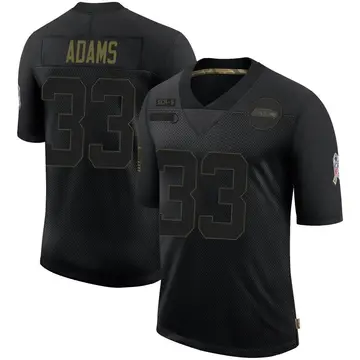 jamal adams black jersey