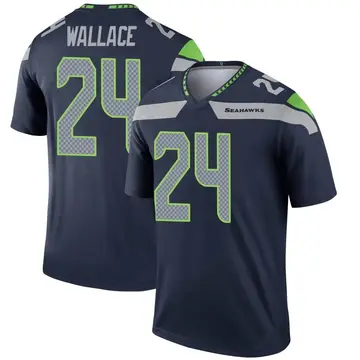 Youth Seattle Seahawks K'Von Wallace Navy Legend Jersey By Nike