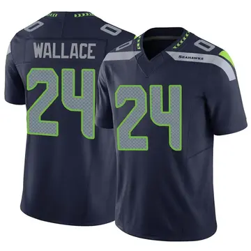 Youth Seattle Seahawks K'Von Wallace Navy Limited Vapor F.U.S.E. Jersey By Nike