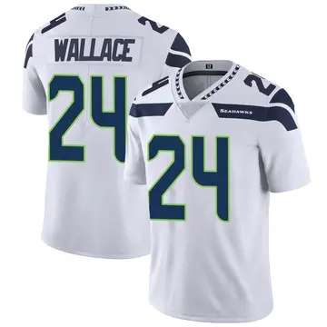 Youth Seattle Seahawks K'Von Wallace White Limited Vapor Untouchable Jersey By Nike