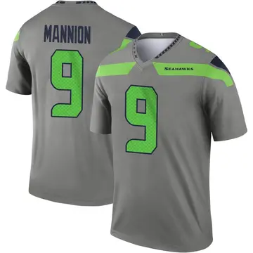 Men's Nike Sean Mannion College Navy Seattle Seahawks Home Game Player Jersey Size: 4XL